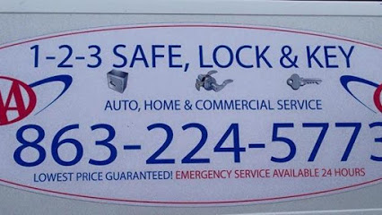1-2-3 Safe, Lock & Key