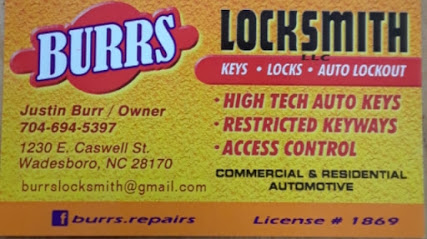Burr’s Locksmith, LLC