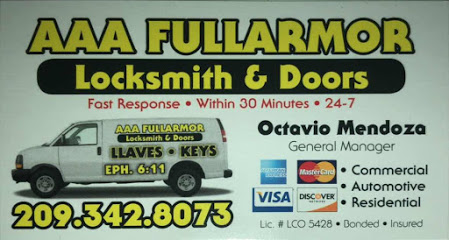 AAA Full Armor Locksmith & Doors